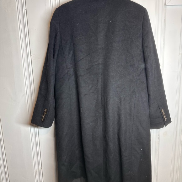 Ann Taylor Wool Blend Chesterfield Pea Coat Black NWT XL XLP - Picture 7 of 7